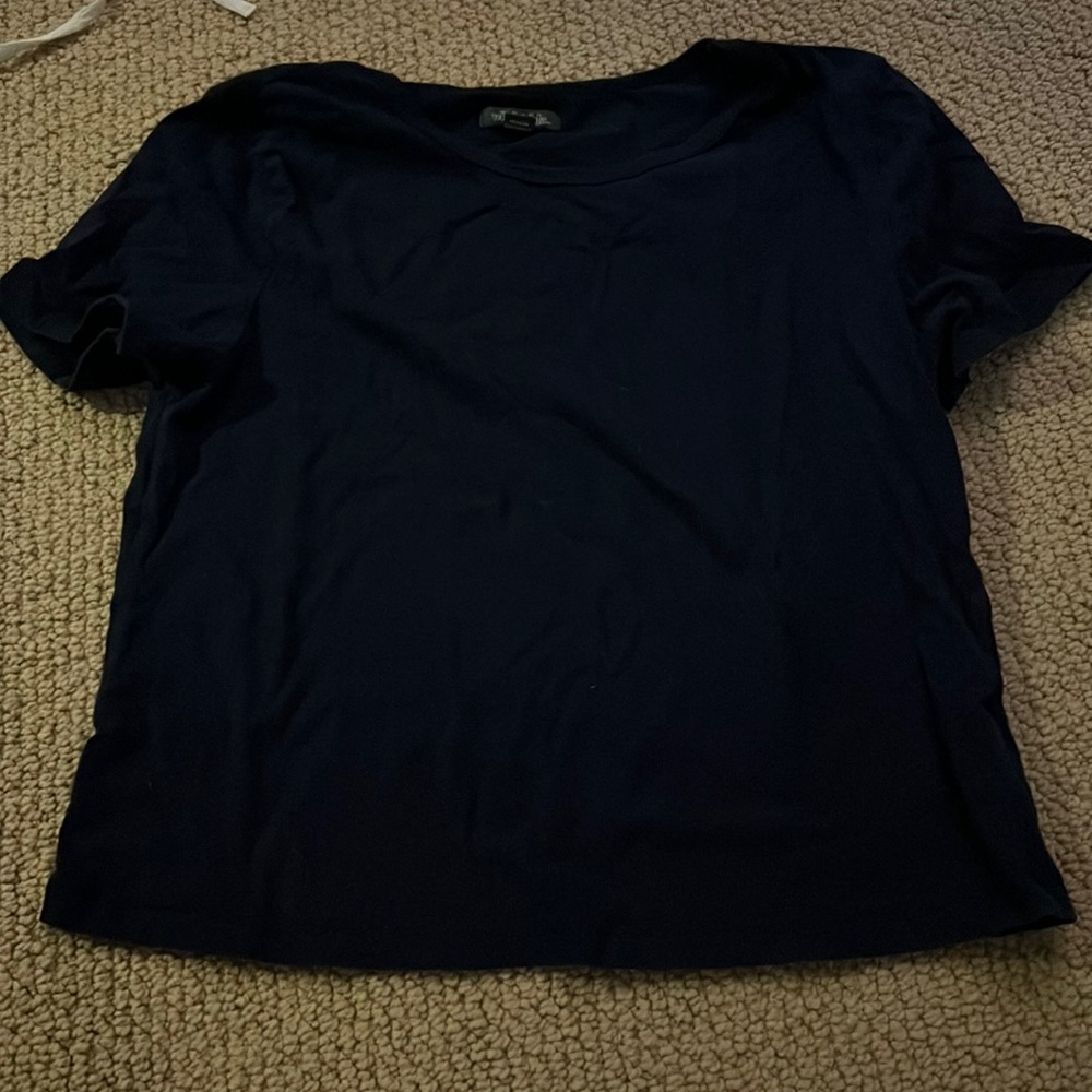 Target Blue Crop Top